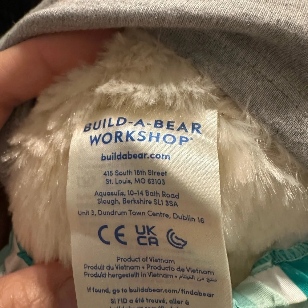 Build A Bear Teddy Bear with outfit